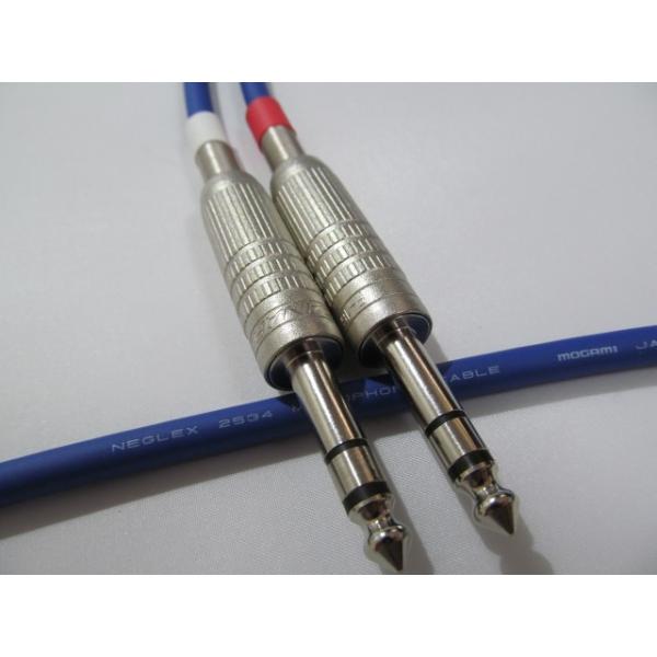 ■ 商品仕様 ■ケーブル：MOGAMI モガミ 2534（4芯シールド線）芯線：OFC（無酸素銅線）、シールド：軟銅線 横巻シールド、ケーブル外径約6.0mm（ケーブルは柔軟で取り回しやすい）TRSフォンプラグ：CANARE カナレ F-1...