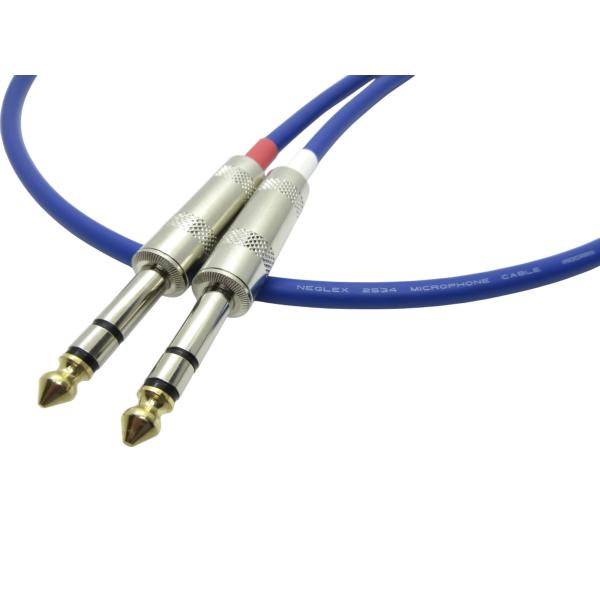 ■ 商品仕様 ■ケーブル：MOGAMI モガミ 2534（4芯シールド線）芯線：OFC（無酸素銅線）、シールド：軟銅線 横巻シールド、ケーブル外径約6.0mm（ケーブルは柔軟で取り回しやすい）TRSフォンプラグ：CLASSIC PRO クラ...