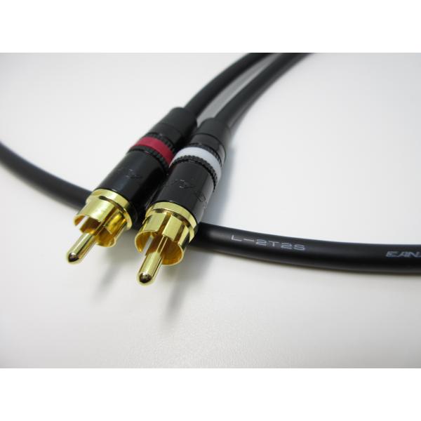RCAケーブル 2本1セット | ケーブル：CANARE カナレ L-2T2S プラグ