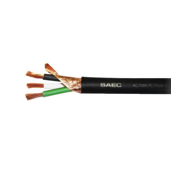 SAEC AC-7000(1m) 電源ケーブル(1m単位で切り売り可能です SAEC AC-7000(1m) 電源ケーブル(1m単位で切り売り可能です