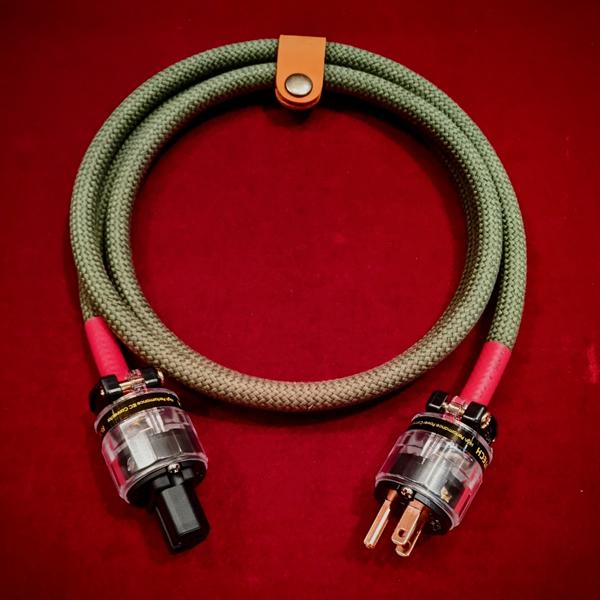 オリジナル電源ケーブル/1.25m・コットンシース掛け】DDD-1aFT(Cu)OG