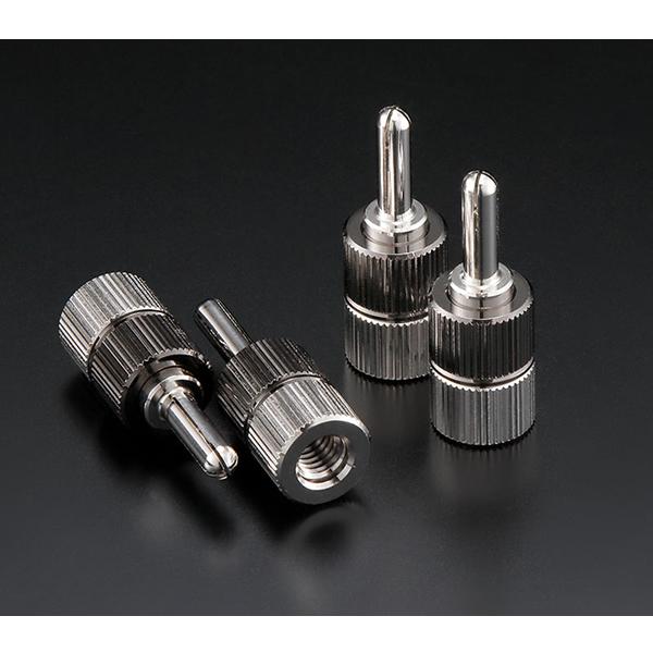 交換用・先端のみ】Zonotone LUGB-SLR（4個1組） 交換用バナナプラグ  