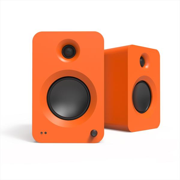 Kanto Audio　REN/MO（マットオレンジ・2本1組）　アンプ内蔵スピーカー