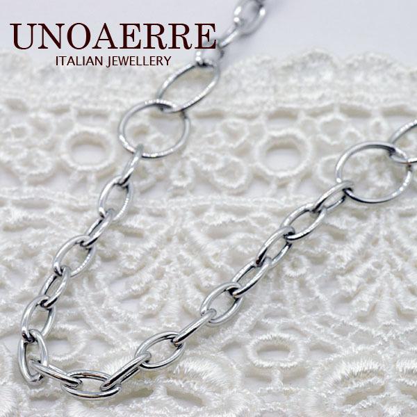 UNOAERRE ウノアエレ UNOAERRE K18ホワイトゴールドロングネックレス 