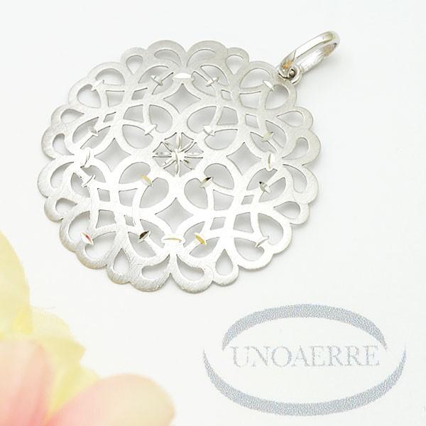 UNOAERRE（ウノアエレ） K18ホワイトゴールド ペンダントトップ #1153