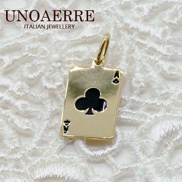 UNOAERRE ウノアエレ【UNOAERRE】K18 イエローゴールド 【クラブのA  