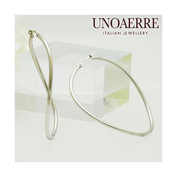 UNOAERRE 雑誌掲載商品 ウノアエレ UNOAERRE K18WGフープピアス