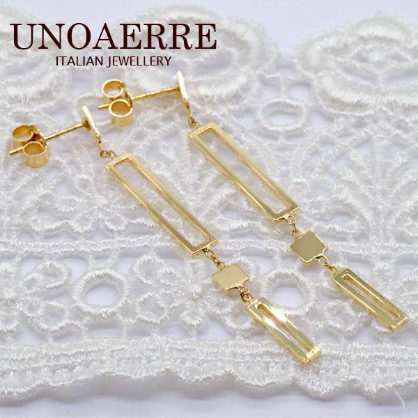 UNOAERRE ウノアエレ K18YGイエローゴールド ピアス 26190#2559 