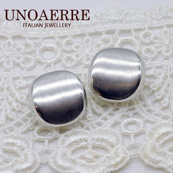 UNOAERRE ウノアエレ K18WGホワイトゴールド イヤリング 27732#2581  