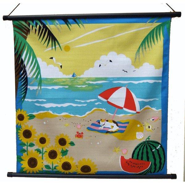 ◆ 布製で季節にあわせて飾れるタペストリーです。玄関やリビング、オフィス、店舗などに、季節のインテリアとして飾っていただきますと、四季が楽しめます。贈り物にも喜ばれると思います。箱はありませんが、ギフト包装は無料でさせていただきます。※棒と...