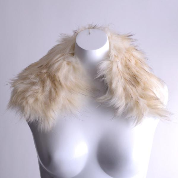 aurora タヌキ ラクーンカラー ティペット 毛皮 ファー 日本製 加工用