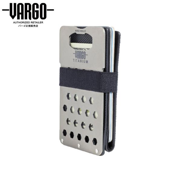 【再値下げ】Vargo チタニウムヒンジワレット T-489 ブラック auroralodge_20ss-t-489