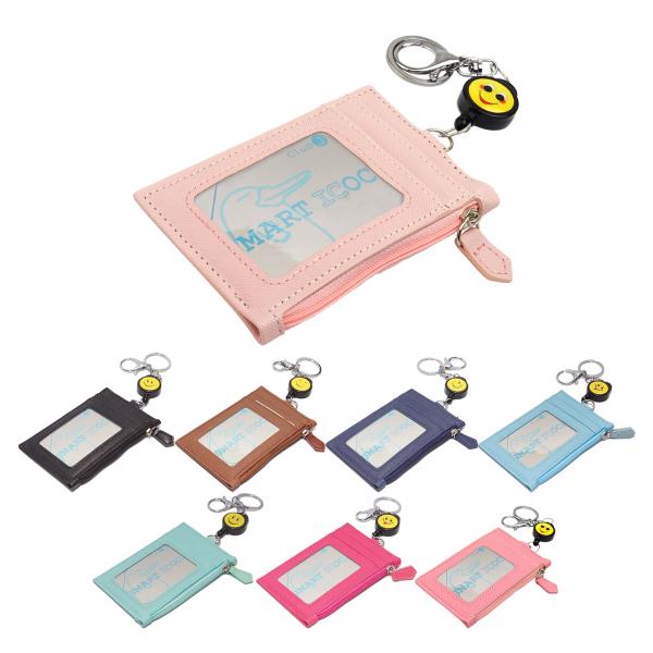 パスケース ICカードケース 定期入れ ニコちゃん マーク 伸縮