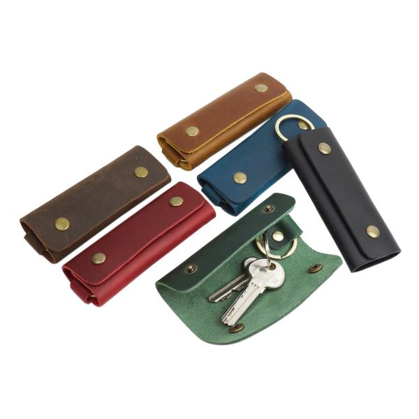 サイズ ：約10.8×4×3cm（カラナビ除く）キーリング：内径約2.5cm重量：約28g素材：牛革容量：鍵3〜5個※同じカラーの商品でも素材の特性上、色味が異なる場合がございます。予めご了承ください。※個体差はありますが、スレ感、シワ感、...