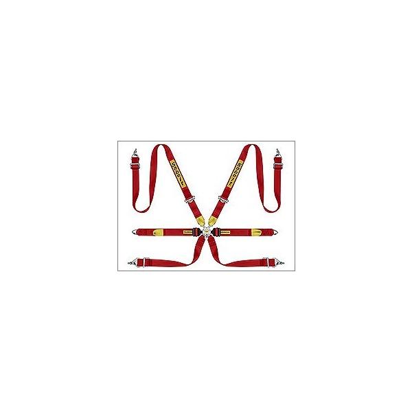 サルーンS 622 ブラック 2インチ レーシングハーネス 6点式シートベルト サルーンS 622 ブラック 2インチ レーシングハーネス 6点式