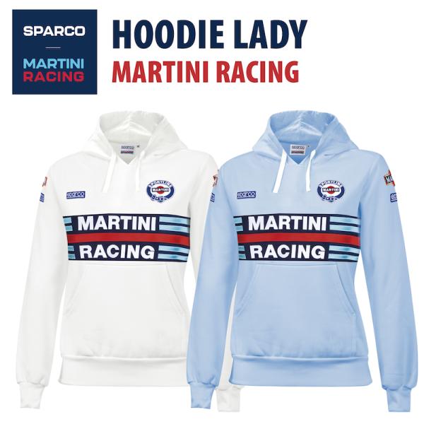 Sparco MARTINI RACING HOODIE LADY スパルコ マルティニ レーシング フーディ レディ パーカー 長袖