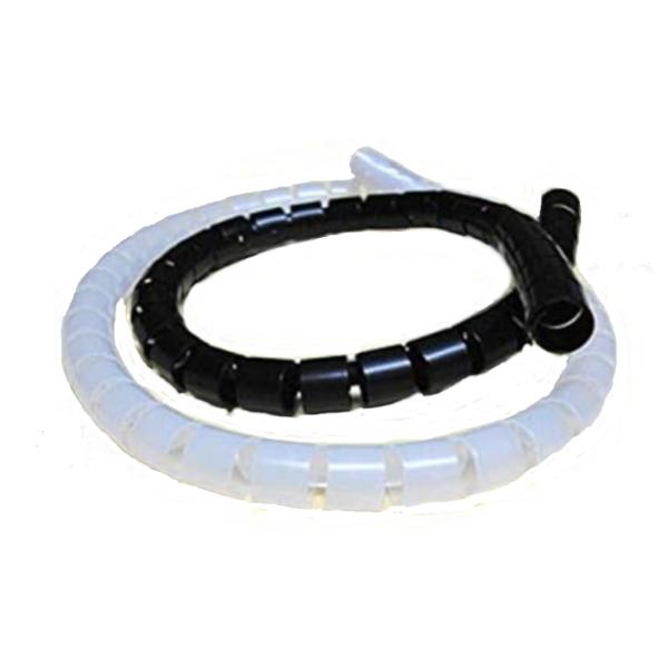 スリットチューブ　15φ　業務用：5０m巻き（黒：乳白色）SST-15PELW-B