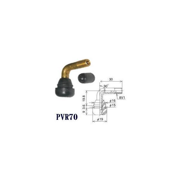チューブレスバルブ　L型 PVR-70（パシフィック）二輪車用　（１個入）