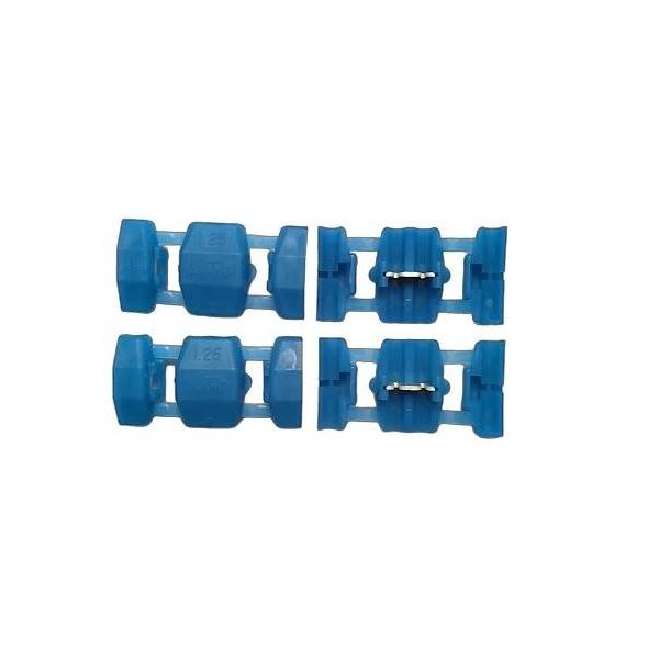 エレクトロタップ　青　ＡＭＰ　徳用１袋（１００ケ入）171404-1　適用電線 1.25〜2.00　