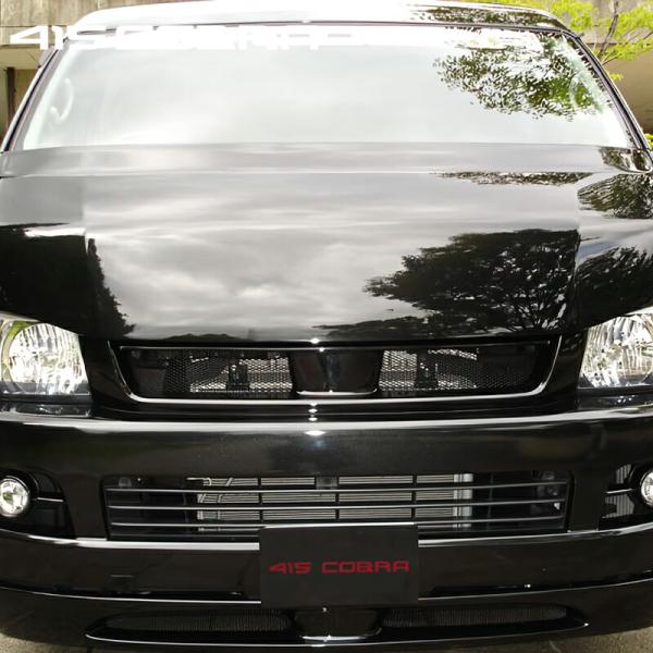 ハイエースフロントグリル　415コブラ 楽天市場】415コブラ ハイエース用 ナロー CLEAN LOOK フロント