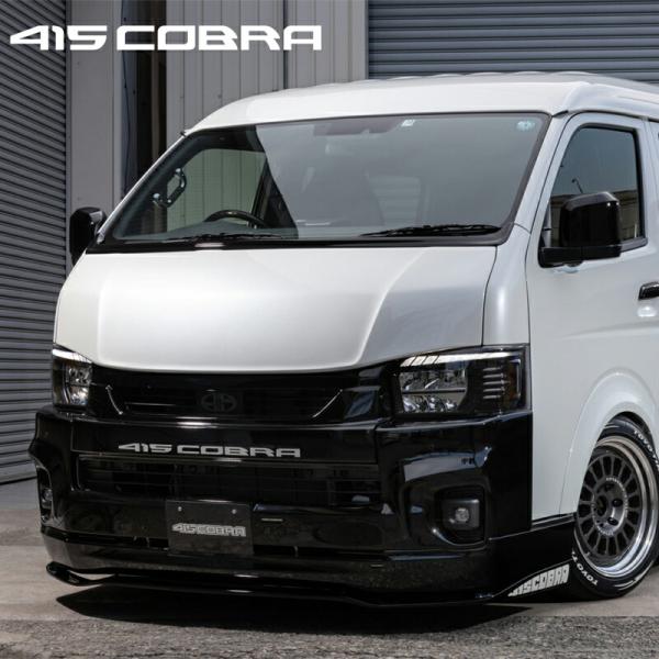 415コブラ 【ワイド】 バッドフェイスボンネットBy2 NEO ABS 209塗装 1-7型 ハイエース 200系 ワイド／スーパーロング 個人宅不可 北海道・離島は要確認