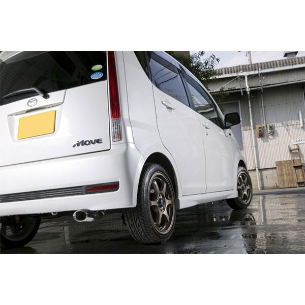 タントカスタムムーヴカスタム4WD車5ZIGENセンター出しマフラー車検