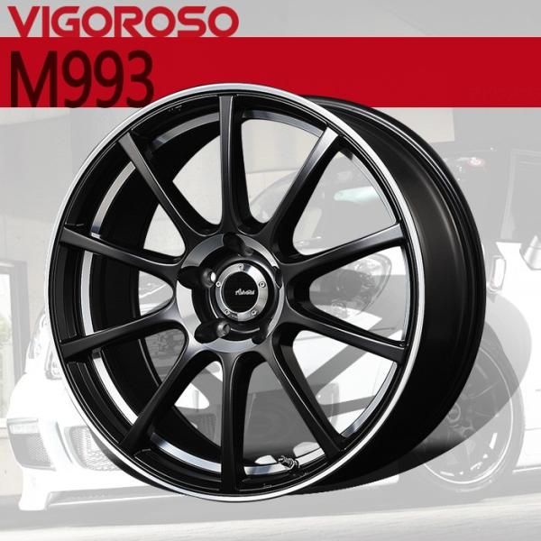 ADVANTI RACING VIGOROSO マットブラック　4本　送料込み auto-craft_advanti-vigoroso-