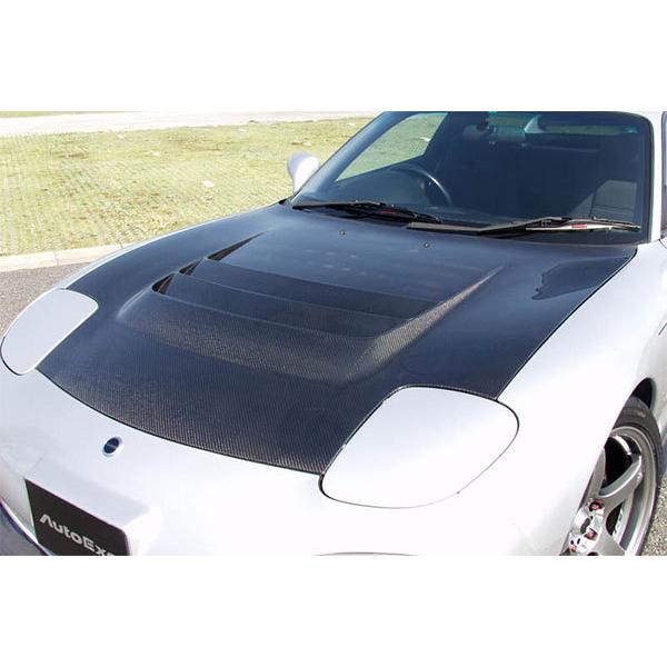 オートエクゼ AutoExe FD-02S カーボン ボンネットフード RX-7