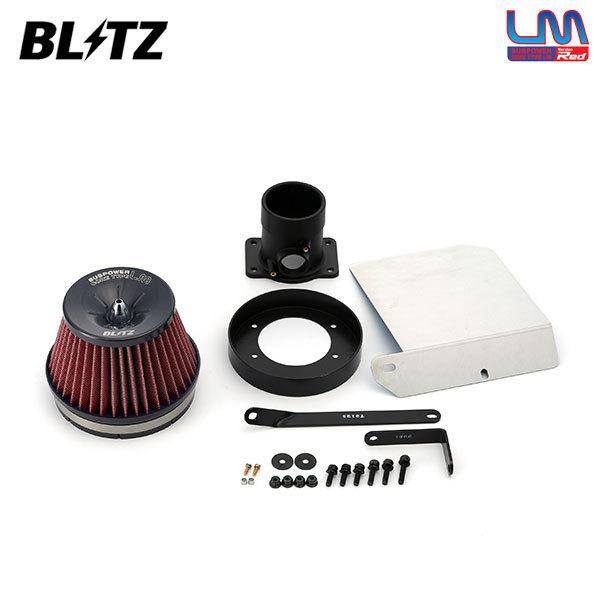 BLITZ（ブリッツ） サスパワー コアタイプLM レッド エアクリーナー 