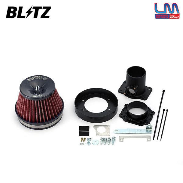 BLITZ（ブリッツ） サスパワー コアタイプLM レッド エアクリーナー