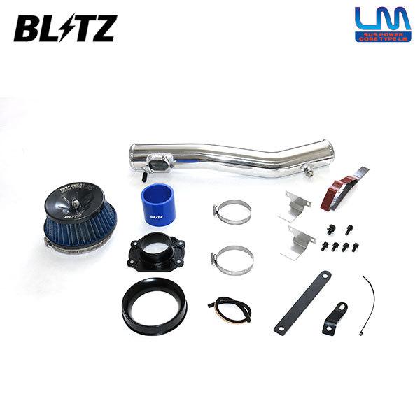 BLITZ ブリッツ サスパワー コアタイプLM ブルー エアクリーナー