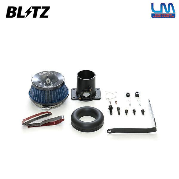 BLITZ ブリッツ サスパワー コアタイプLM ブルー エアクリーナー マツダ3 ファストバック BP8P R1.5〜 S8-DPTS ディーゼル専用