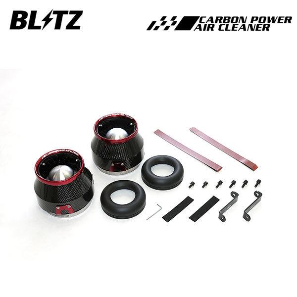 BLITZ ブリッツ カーボンパワーエアクリーナー スカイライン RV37 R1.9