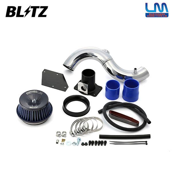 パーツ BLITZ CBA-ZC32S SUSPOWER CORE TYPE LM BLITZ（ブリッツ） サスパワー コアタイプLM ブルー エアクリーナー