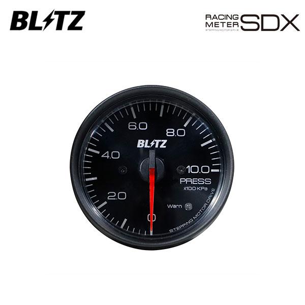 BLITZ（ブリッツ） レーシングメーターSDX 圧力計 φ60 白色LED