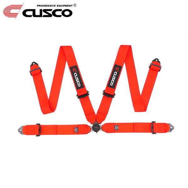 CUSCO クスコ レーシングハーネス 4-Point レッド : オートクラフト 