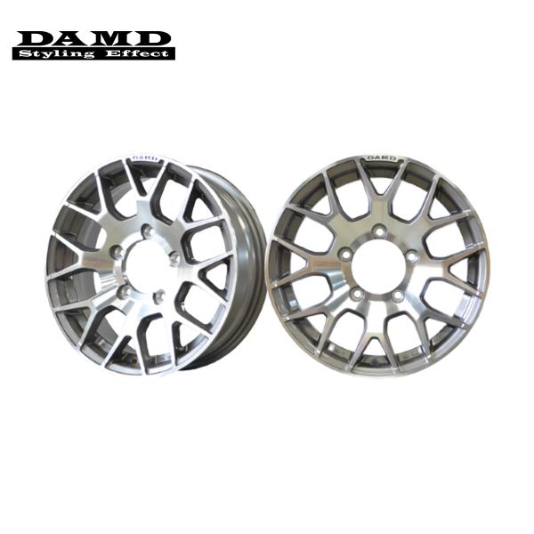 DAMD ダムド little G. ホイール ( 16×5.5J +20 ) 4本セット シルバー