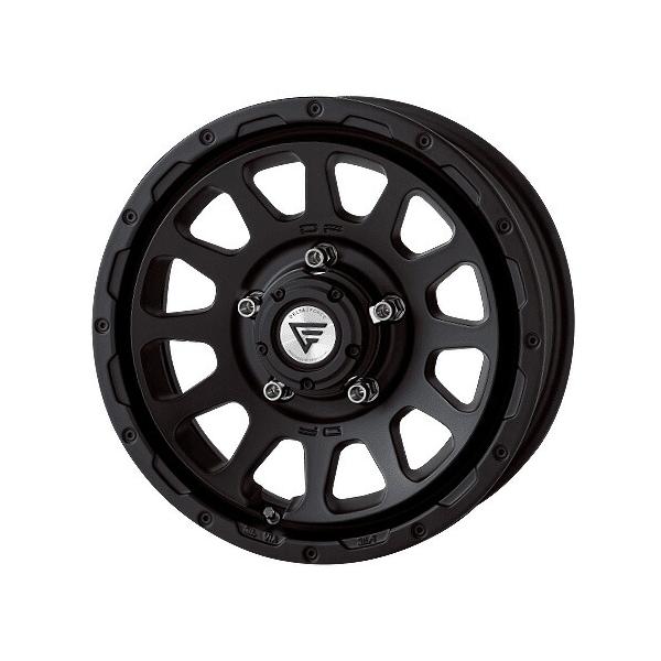 16インチ アルミホイール　デルタフォース　２本 デルタフォース オーバル マットブラック 16インチ 【厳選輸入215