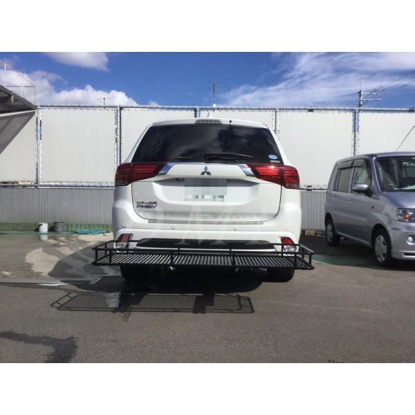 DMD ヒッチメンバー2本出し(背面キャリア) E級 アウトランダーPHEV