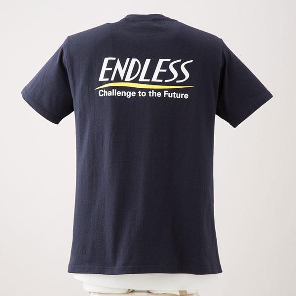 ENDLESS（エンドレス） Newロゴ Tシャツ ネイビー Lサイズ GTSED-NBL