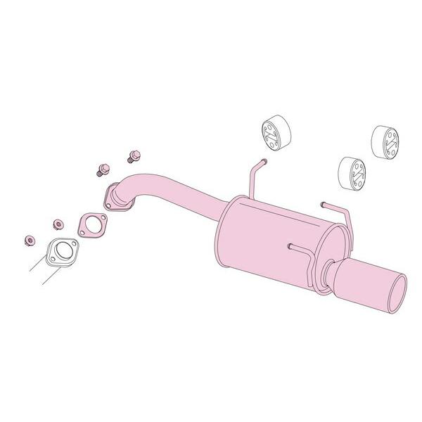 FUJITSUBO フジツボ マフラー ワゴリス キューブ TA-AZ10 H12.9〜H14 