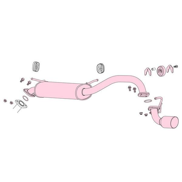 FUJITSUBO（フジツボ） マフラー レガリスK アルトワークス GF-HA22S