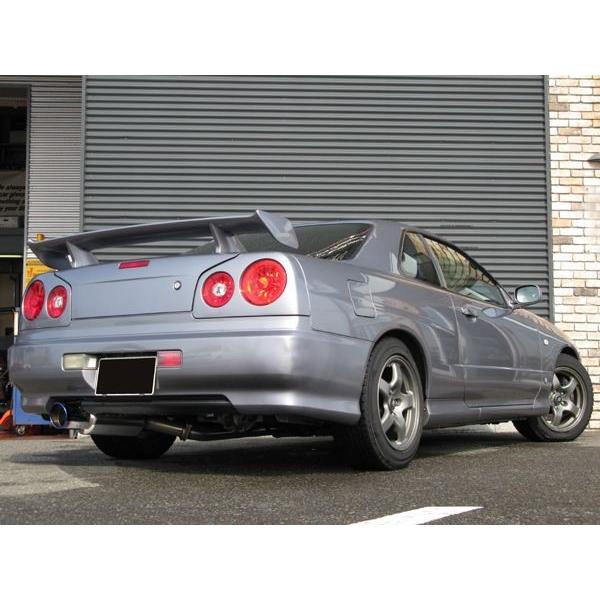 送料込み　スポーツマフラー　NISSAN　スカイライン　ER34 ターボ適合 HKS HKS マフラー Super Turbo Muffler 31029-AN005