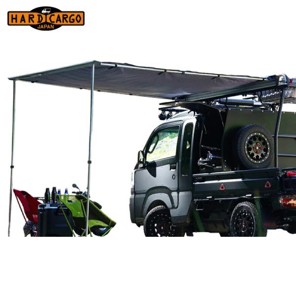 HARD CARGO ハードカーゴ サイドオーニング（軽トラック専用） ブラック （キャリア専用オプション） 北海道・沖縄・離島は要確認