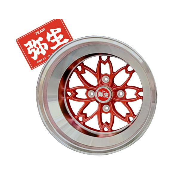 旧車 昭和 レトロ アンティーク アルミ ホイール 弥生タイプ 13インチ 6JJ オフ10 2本 ハヤシレーシング 金型鋳造ホイール 弥生 15inch 15×10.0J 4H PCD114.3