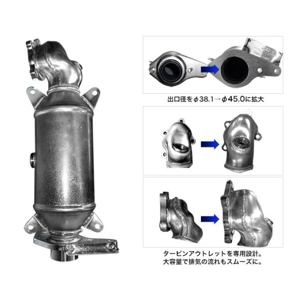 HKS 車種別メタルキャタライザー S660 DBA-, 3BA-JW5 15/04-22/03 S07A(TURBO) 個人宅配送不可 沖縄・離島は要確認