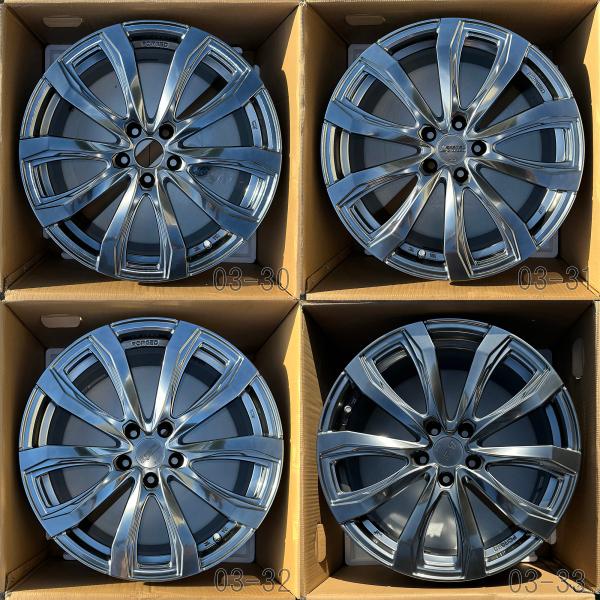 【中古】 シュティッヒ レグザス フォージド FS-01 鍛造アルミホイール4本セット 19x8.0J レクサスIS/LBX/NX/RC/RZ、クラウン(エステ