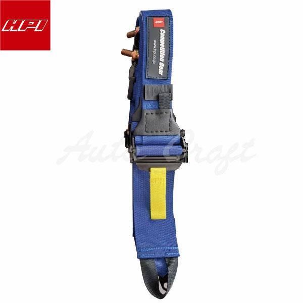 HPI レーシングハーネス 4点式 FIA公認 ブルー 右席用 2024年モデル  