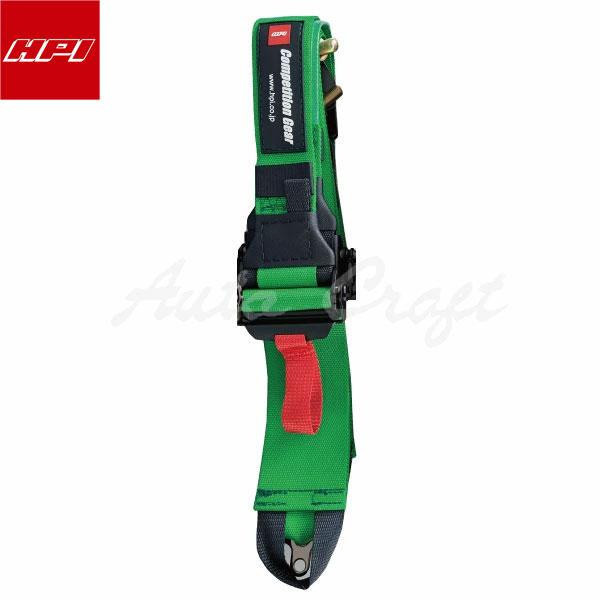 HPI レーシングハーネス 4点式 FIA公認 グリーン 右席用 2024年モデル  