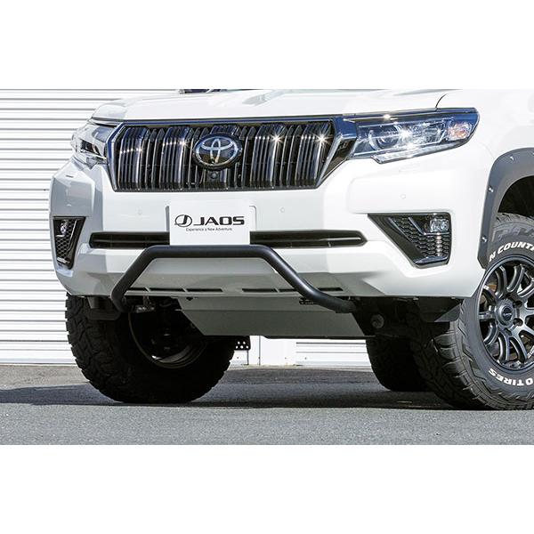 JAOS/フロントスキッドバー/プラド 150系 週末値下げ JAOS フロントスキッドバー B150067D ブラック/ブラック トヨタ